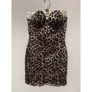 Vintage Victoria's Secret 36B Power Figure Cupped Shaping Slip Cheetah